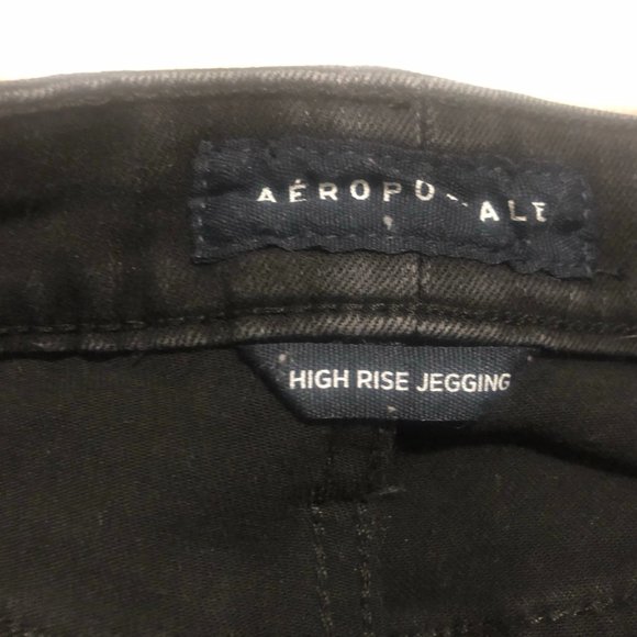 Aeropostale Flex Effects Jeggings Black Size 000 S - Picture 3 of 5